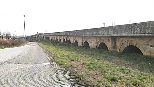UNESCO'da yer alan Tarihi Uzunköprü'de restorasyon sürüyor