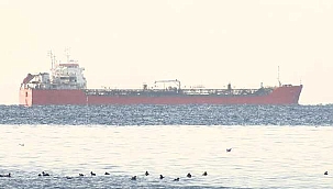 Yisk Limanı'ndan çıkan Ayçiçek yağı yüklü gemi Marmara Denizi'nde...