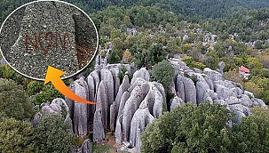 'Avatar Diyarı'nda sprey boyalı aşk yazısı!