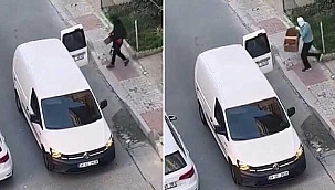 Böylesi görülmedi! Pişkin hırsızlar vatandaşa aldırış etmedi