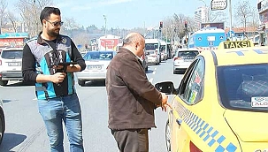 Çalışma belgesi olmayan taksiciye ceza yağdı