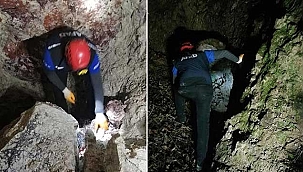 Define aradığı dehlizde meydana gelen göçükte...