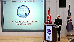 Deniz Kuvvetleri'nden 'Mavi Vatan-2022 Tatbikatı'