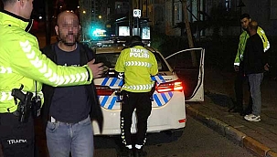 Ehliyetsiz ve alkollü sürücü, 3 kilometrelik takip sonucu...