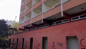 Eski otelin havuzu sokak hayvanlarına ölüm tuzağı oldu