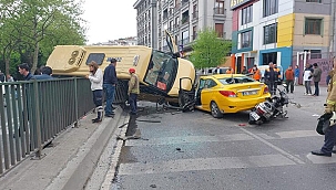  Eyüpsultan'da feci kaza