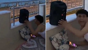 ‘Ezan şakası’ görüntüleri tepki çekti!