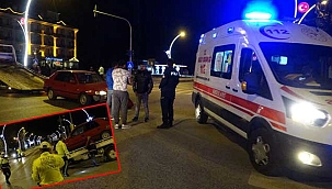 Feci kazada ticari taksi ile otomobil çarpıştı