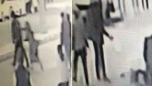 Herkesin gözü önünde.. O anlar güvenlik kamerasına yansıdı