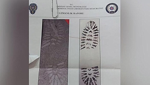 Hırsızlar ayakkabı izi'nden yakalandı