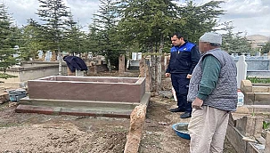 İncesu Belediyesi'nden Mezarlıklarda Sıkı Denetim