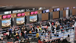  İstanbul Havalimanı'nda yoğunluk 