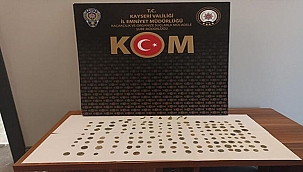  Kayseri'de Roma ve Bizans dönemine ait sikke ve obje ele geçirildi 