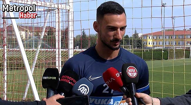 Kayserisporlu Onur Bulut: Her maçta olduğu gibi kazanmaya oynayacağız