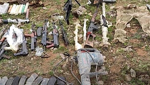  Pençe-Kilit Operasyonu'nda çok sayıda silah ve mühimmat ele geçirildi