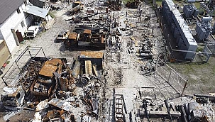 Rusya Kiev'de roket üretim binalarını vurdu! Yüksek hassasiyetli füze...