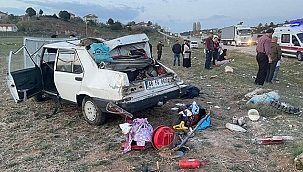 Şarampole devrilen otomobildeki 1 kişi öldü, 5 kişi yaralandı