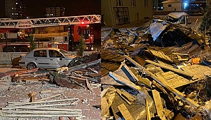 Son Dakika: Kayseri'de şiddetli rüzgarda üzerine çatı düşen kişi...