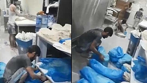 Skandal Görüntü!Yere dökülen unlarla lavaş üreten fırına rekor ceza!