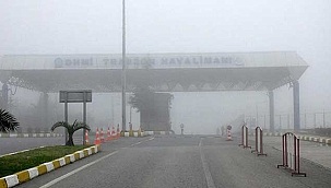 Yoğun sis nedeniyle uçak seferleri iptal edildi