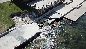 Son Dakika:Yürüyüş yolu çöktü