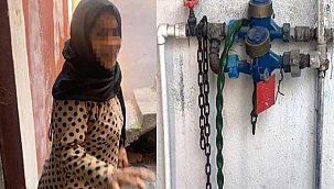 13 yaşındaki kızını zincirle yatak odasına bağladı.1 ay süren... 