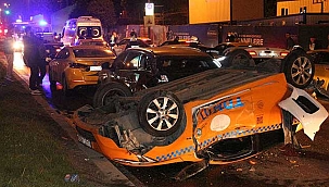 7 araç zincirleme kazaya karıştı. Kazaya neden olan sürücü...