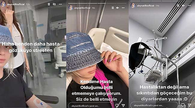 Aleyna Tilki'nin Hastane Paylaşımı Korkuttu