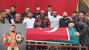 Almanya'da ringde ölen boksör, memleketi Giresun'da toprağa verildi