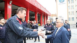Başkan Büyükkılıç, Erciyes Tatbikatına Katılan İtfaiye Ekiplerine Belgelerini Verdi