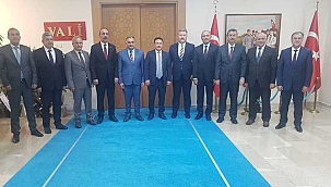 Başkan İlmek'ten Kayseri Valisi Gökmen Çiçek'e Hayırlı Olsun Ziyareti