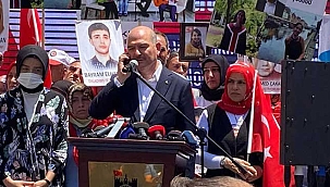 Cumhurbaşkanı Erdoğan, Bakan Soylu'nun telefonundan evlat nöbetindeki ailelere seslendi
