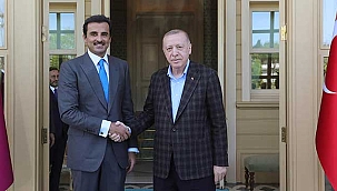 Cumhurbaşkanı Erdoğan Katar emirini kabul etti