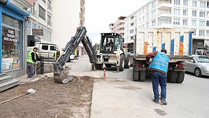 Develi Belediyesi'nden Yaya Yolu Çalışmaları