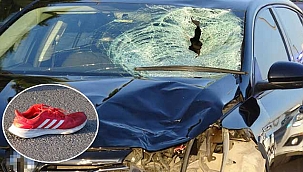 Feci Kaza! Yolun karşısına geçmek isteyen yayaya...