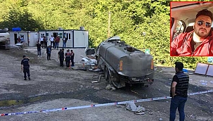 Güvenlik kulübesinin üzerine su tankeri devrildi: 1 ölü 3 yaralı