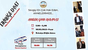 İncesu Belediyesi'nden Anneler Günü Programı