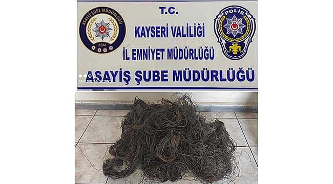 Kablo hırsızlığı yaptığı iddiasıyla 2 şüpheli gözaltına alındı