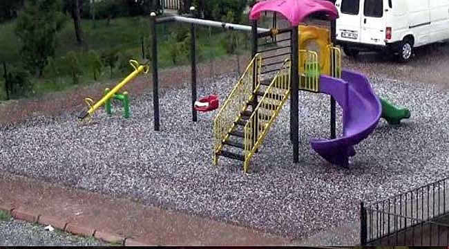 Kayseri'de dolu etkili oldu