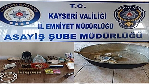 Kayseri'de hırsızlık şüphelisi 2 kişi gözaltına alındı