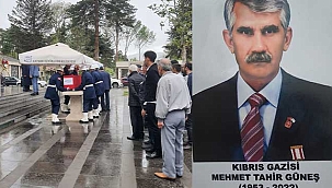 Kıbrıs Gazisi Mehmet Tahir Güneş'e acı veda