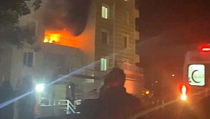 Kız öğrenci yurdunda çıkan yangında 300 öğrenci tahliye edildi