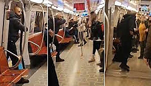 Metroda bıçakla tehdit olayında flaş gelişme! Güvenlik görevlisi...