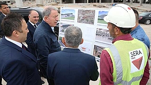 Milli Savunma Bakanı Hulusi Akar, Yeni Havalimanını İnceledi