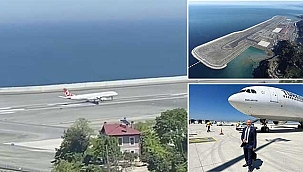 Rize-Artvin Havalimanı’na tarifeli ilk uçak iniş yaptı