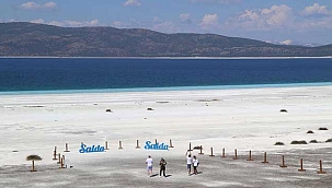 'Salda Gölü'nün su seviyesinde 5 santim yükselme oldu