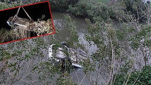 Tunca Nehri'ne uçan otomobildeki aileden acı haber