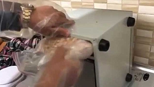 Uyuşturucu haplarını ekmek kızartma makinesinde saklamış!