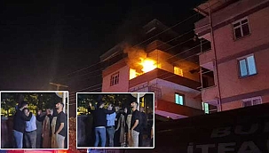 Yanan evini görünce gözyaşlarını tutamadı