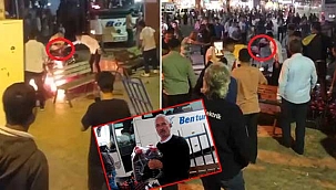 Yanan motosikleti şalgam suyu dökerek söndürdüler